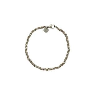 TIFFANY&Co. Tiffany Twist Chain Bracelet, Sterling Silver 925, 18K Yellow Gol...